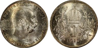 1915 Corona KM-2820  Ag MS66+