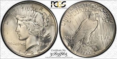 1925 $1 MS66+