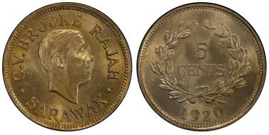 1920-H 5C Cu-Ni MS65