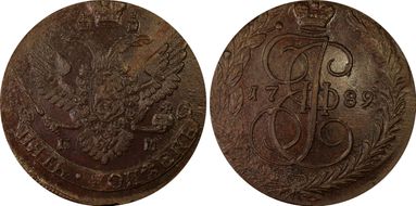 1789 EM 5 Kop Bit-643 MS62BN