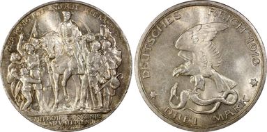 1913 3 Mk 100 Years J-110 MS65