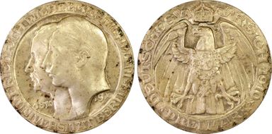 1910-A 3 Mk Berlin University J-107 MS65