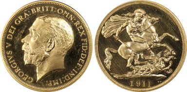 1911 £2 S-3995 PR64DCAM