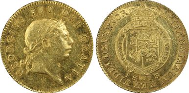 1813 1/2 G S-3737 AU58