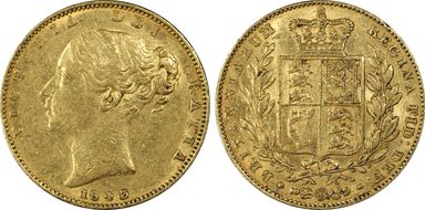 1843/2 Sov S-3852 AU53