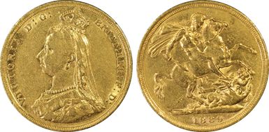 1889-S Sov S-3868 DISH S11 1st Obverse N1