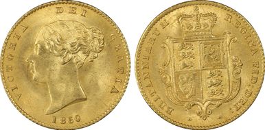 1850 1/2 Sov S-3859 MS65+