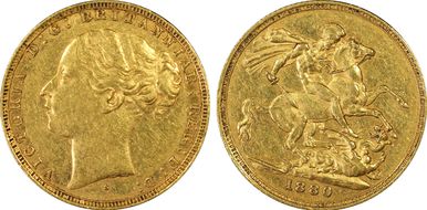 1880-S Sov S-3858A First Head AU55