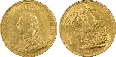 1887-S Sov S-3868A 1st Obverse Small Spread JEB AU53