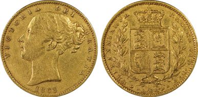 1863 Sov S-3853A Die# 827 and 22 XF40