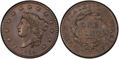 1824/2 1C N-1 AU58BN