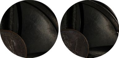 1900 1/4D S-3964 Blackened finish MS65