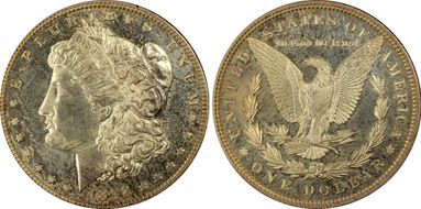 1898 $1 PR65DCAM