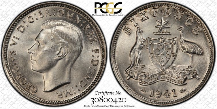 Cert 30800420 - Coin Image