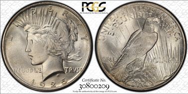 1925 $1 MS66