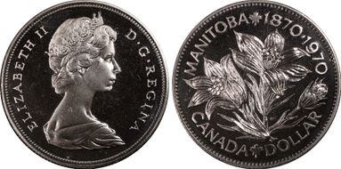 1970 $1 Manitoba Ni SP66