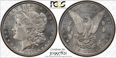 1898 $1 MS64PL
