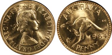 1964 (m) 1D KM-56 MS66RD