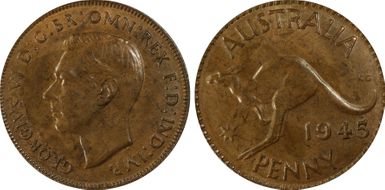 1945 Y. (p) 1D MS63BN