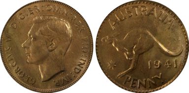 1941 Y. (p) 1D MS64RB