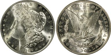 1890-S $1 MS64