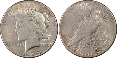 1934-S $1 XF40