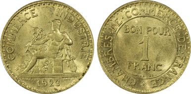 1923 1 Fr Gad-468 F-218 MS64