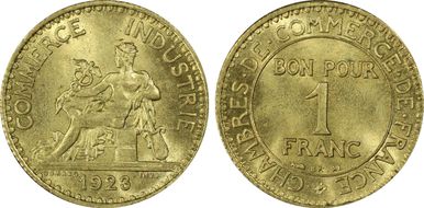 1923 1 Fr Gad-468 F-218 MS65