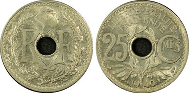 .1940. 25C Gad-381 F-172 MS64