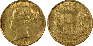 1853 Sov S-3852C WW Raised AU53