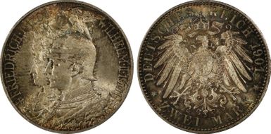 1901 2 Mk 200 Years J-105 MS66