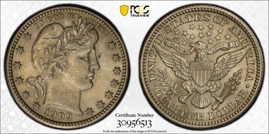 1909 25C MS62