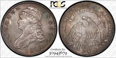 1819/8 50C O-101 AU58