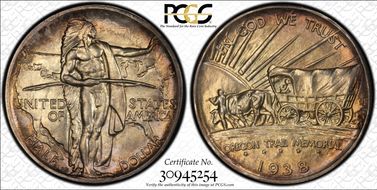 1938-D 50C Oregon MS66