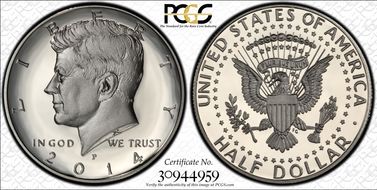 2014-P 50C Silver  50th Anniversary Set First Strike PR70DCAM