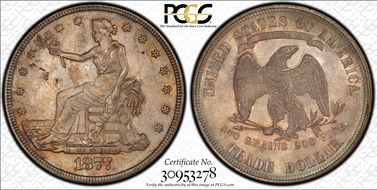 1877 T$1 DDO, FS-101, C-13 MS63