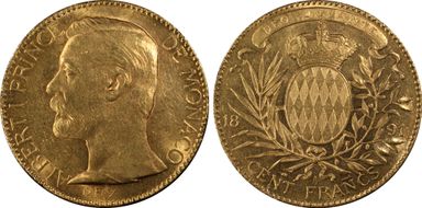 1891-A 100 Fr Gad-MC124 MS61