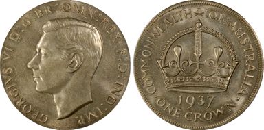 1937 Crown KM-34  Ag MS62
