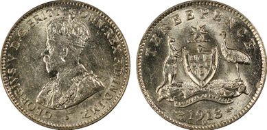 1918-M 3D AU58