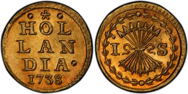 1738 Stuiver KM-91a Au MS63