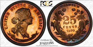 1870 25C J-901 PR66+ CAM