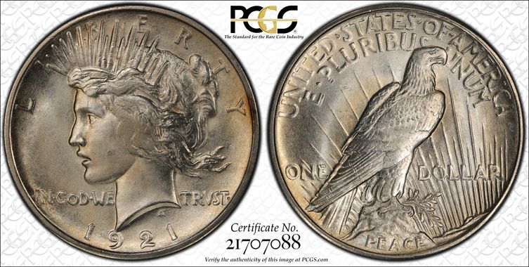 Cert 21707088 - Coin Image