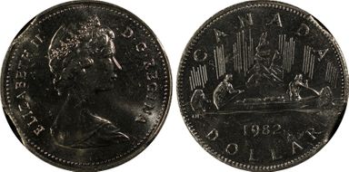 1982 $1 Voyageur MS64