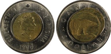1996 $2 Canadian Planchet MS65