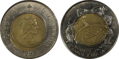 1999 $2 Nunavut MS64