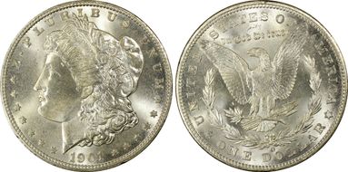 1901-O $1 MS66