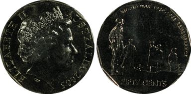 2005 50C Remembrance MS67