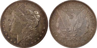 1889-O $1 XF45