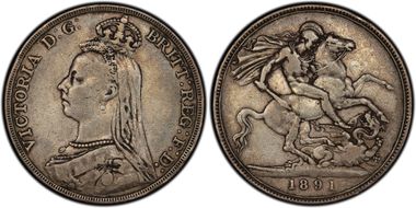 1891 Crown S-3921 VF30