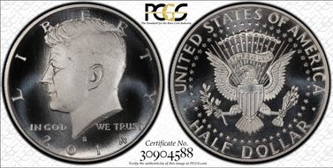 2014-S 50C Enhanced - Silver 50th Anniversary Set MS69PL